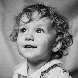 The author as a young child
